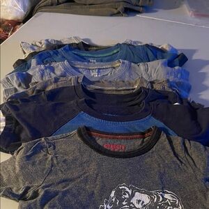 8  Assorted  tees Blue and Gray Kids Tees